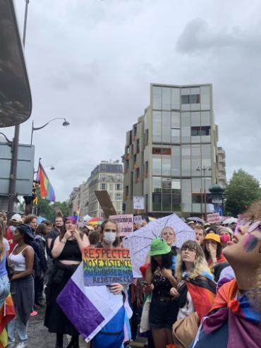 A protest.
