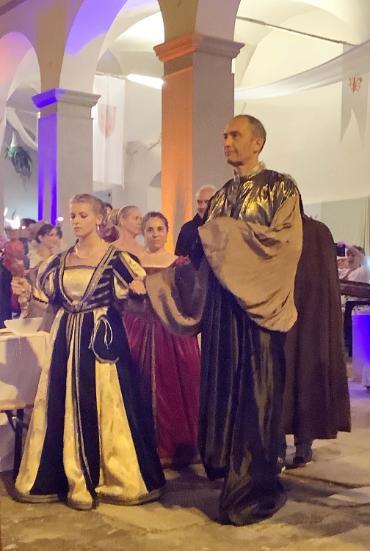 Joe Phillips as Lorenzo de Medici in Sansepolcro, Italy