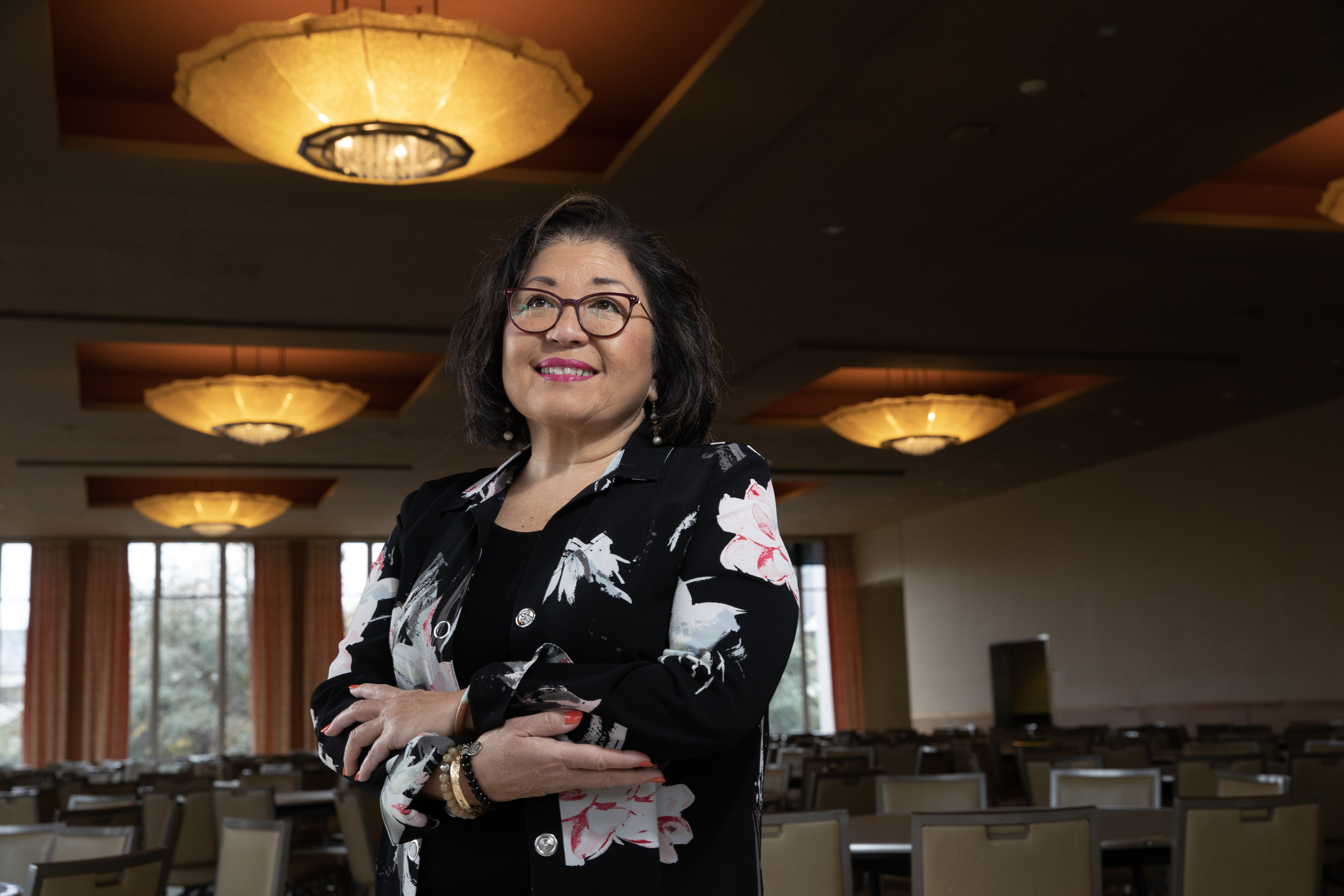 Mary Ann in Campion Ballroom