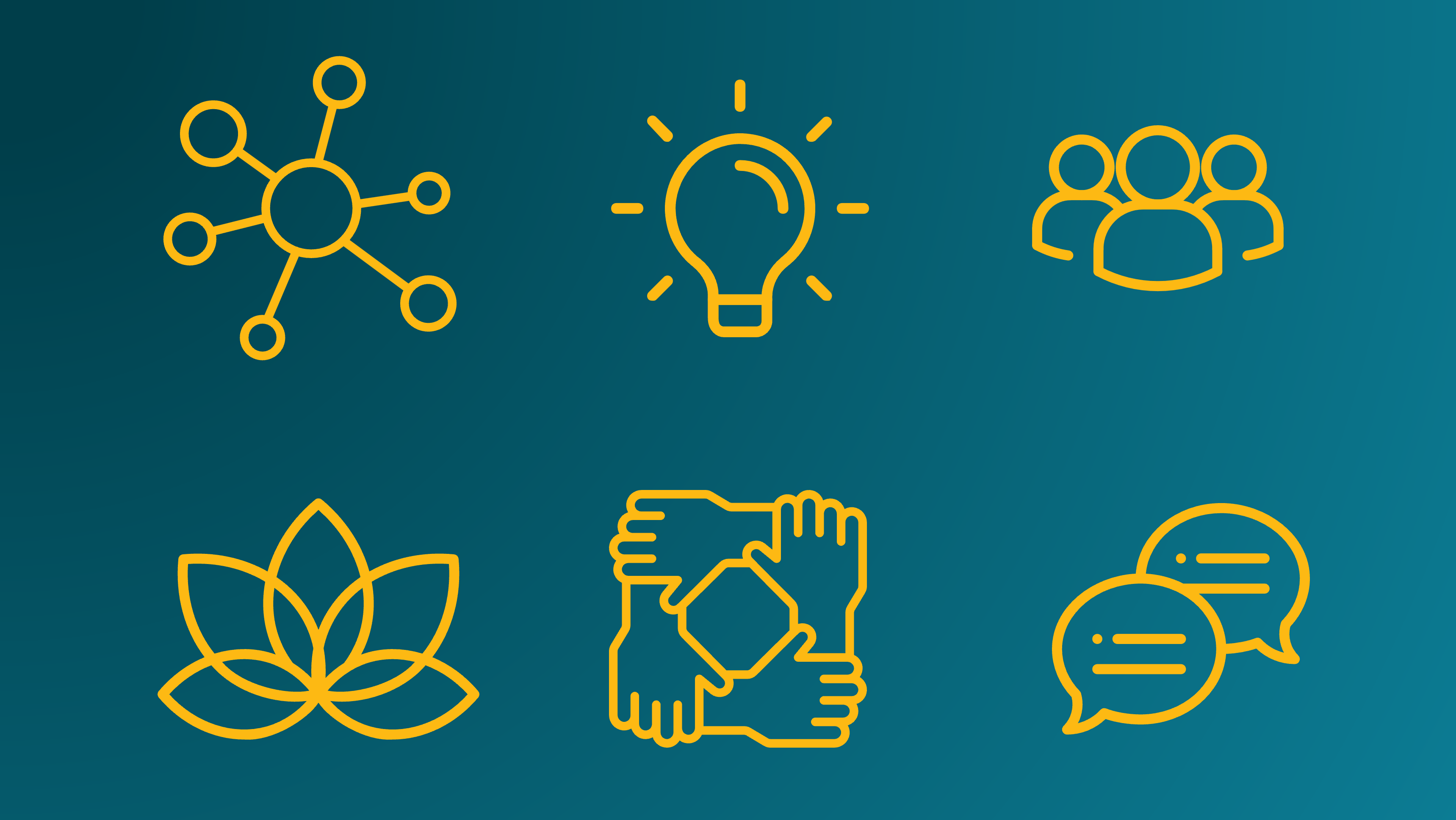 Icons representing the six career-readiness competencies