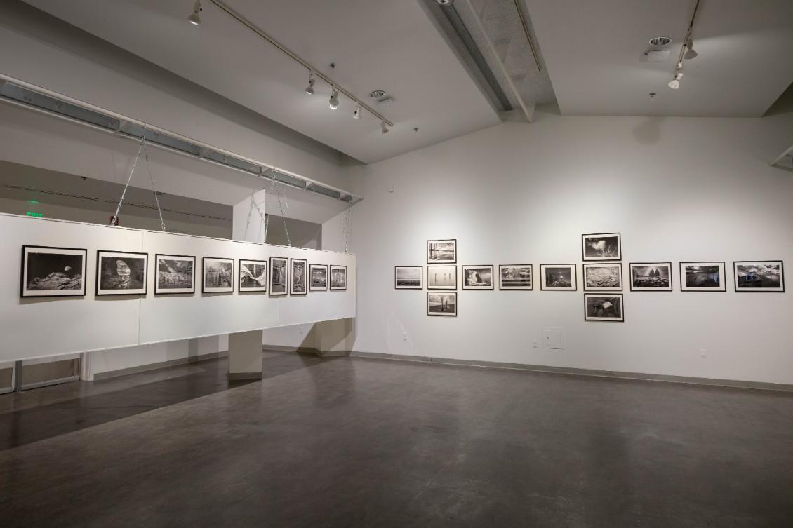 Image of photography work hanging on the walls of the Vachon Gallery