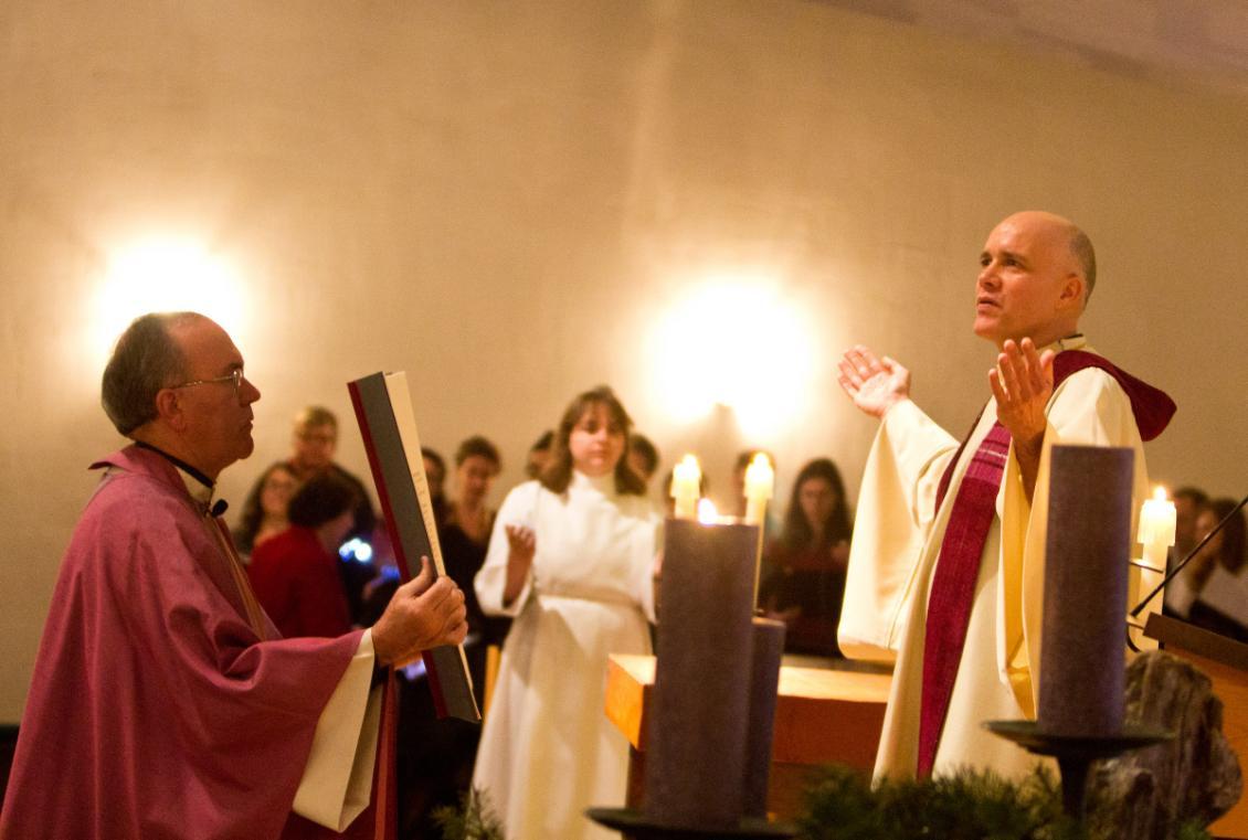 father anderson at advent mass