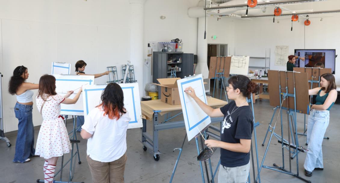 cornish first day art class