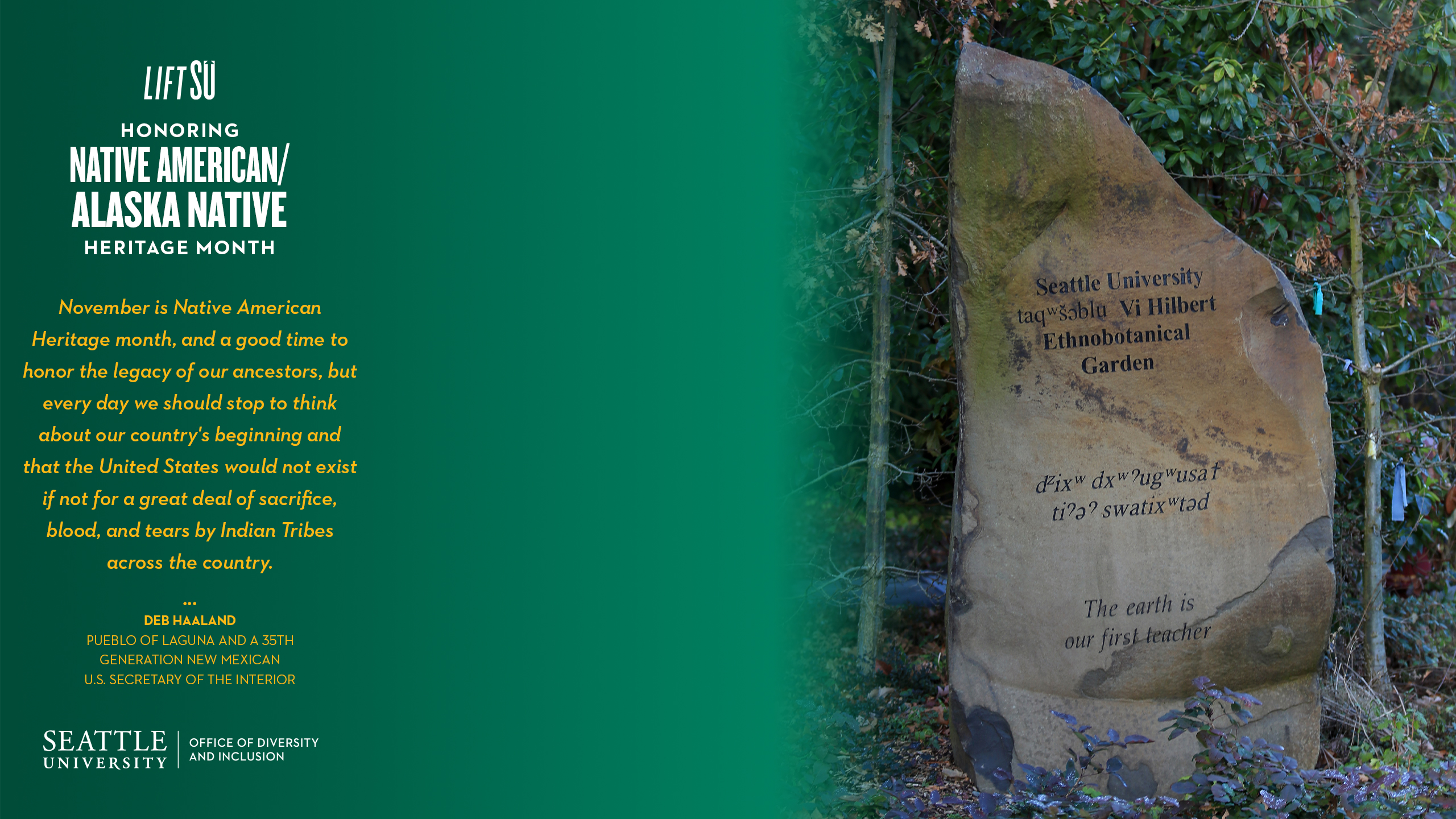 Native American Heritage Month Zoom Background