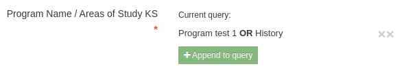 Related Programs Keyword Selector